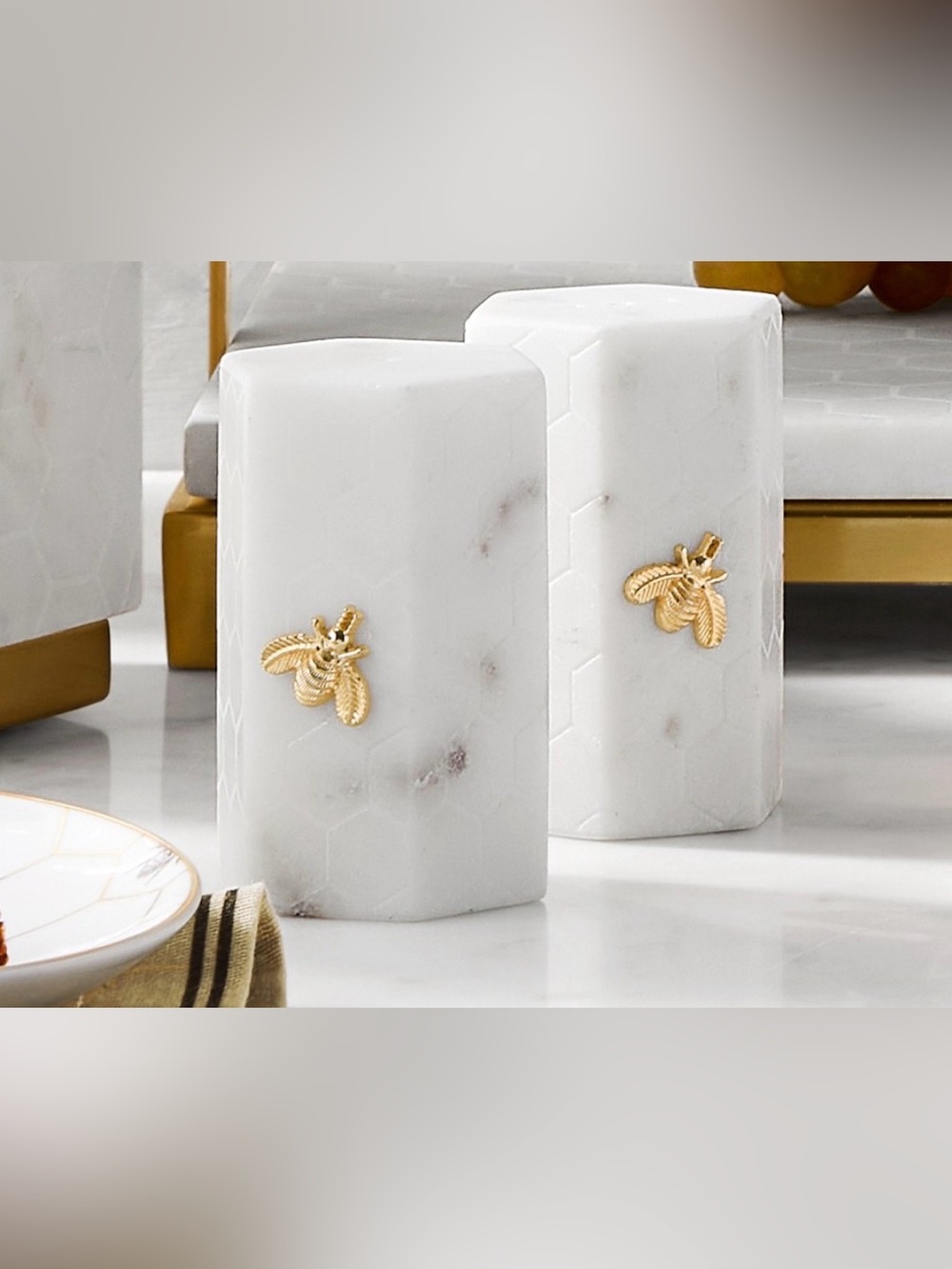 NITB Honeycomb Salt & Pepper Shakers